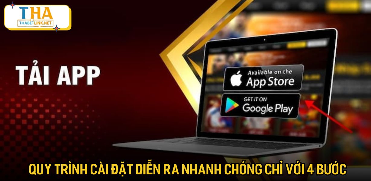 Quy trình cài đặt diễn ra nhanh chóng chỉ với 4 bước